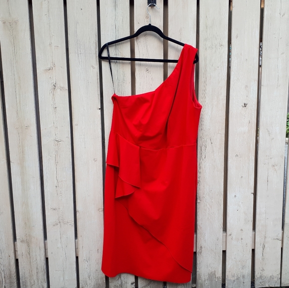 NWOT Jason Wu x Eloquii Red Cocktail Dress - Picture 5 of 8